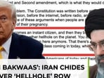 Iran fumes at Trump over ‘Hellhole’ remark on India Iran fumes at Trump over ‘Hellhole’ remark on India