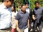 AAP National Convener and Former Delhi CM Arvind Kejriwal and Sunita Kejriwal appeared in Delhi high Court on Liquor policy case in New Delhi