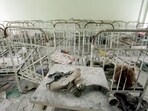 File image for representation only: A gas-mask lays in bedroom of kindergarten in the ghost town  of Pripyat near Chernobyl's nuclear power plant 