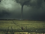 Tornado in Enid, Oklahoma.