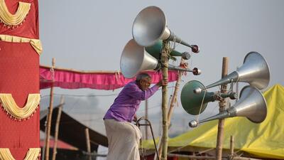 A month-long drive was launched after the Hindu festival of Ram Navami during which noise levels from loudspeakers across religious places were monitored, and the concerned authorities were then instructed to remove the unauthorised loudspeakers from their premises. (REPRESENTATIVE PHOTO) A month-long drive was launched after the Hindu festival of Ram Navami during which noise levels from loudspeakers across religious places were monitored, and the concerned authorities were then instructed to remove the unauthorised loudspeakers from their premises. (REPRESENTATIVE PHOTO)