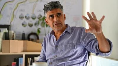 Mumbai, India. April 13, 2026 - Alan Abraham, Indian architect, poses during an interview with Hindustan Times in Mumbai, India. April 13, 2026. (Photo by Raju Shinde/HT Photo) (Raju Shinde) Mumbai, India. April 13, 2026 - Alan Abraham, Indian architect, poses during an interview with Hindustan Times in Mumbai, India. April 13, 2026. (Photo by Raju Shinde/HT Photo) (Raju Shinde)