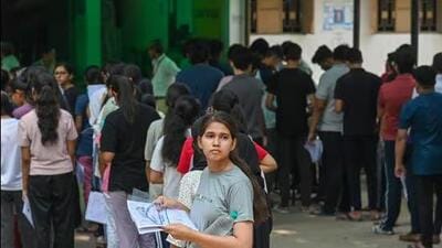 The NEET (UG) examination will be conducted in offline mode on May 3 from 2 pm to 5 pm. (HT Photo for representation)