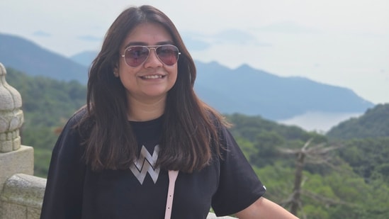 Wearing pink lens Aviators on a sunny day, soft tint, lightweight feel, effortless style that moves from errands to holidays seamlessly. (Hindustan Times)