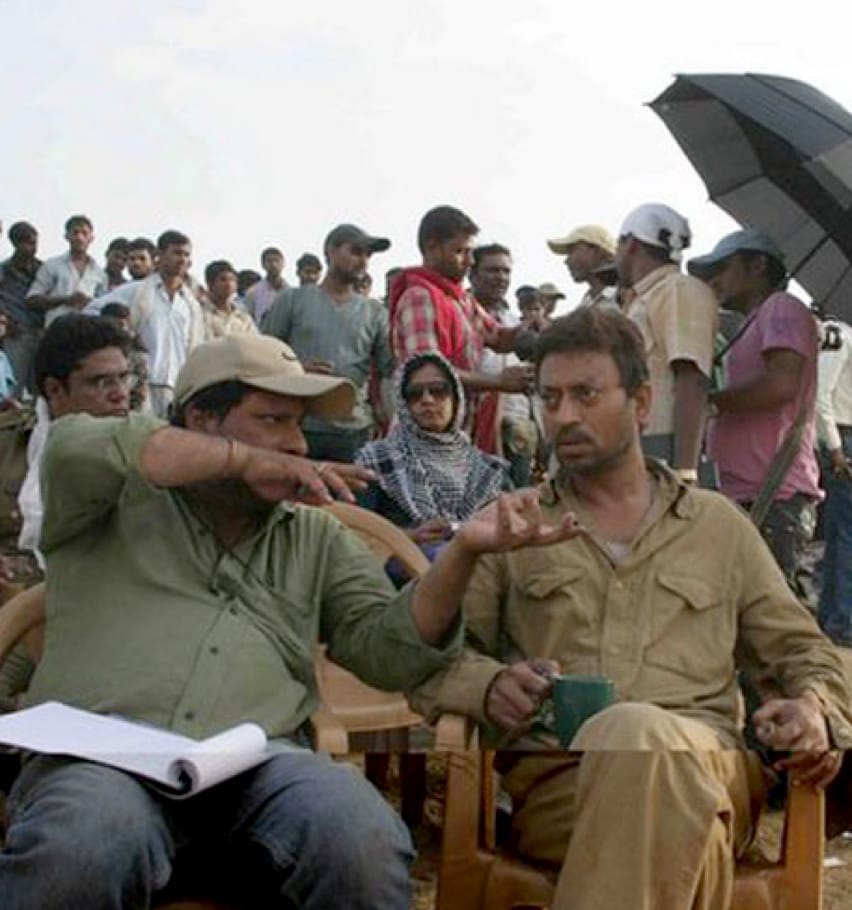 Tigmanshu and Irrfan during the shoot of Paan Singh Tomar Tigmanshu and Irrfan during the shoot of Paan Singh Tomar