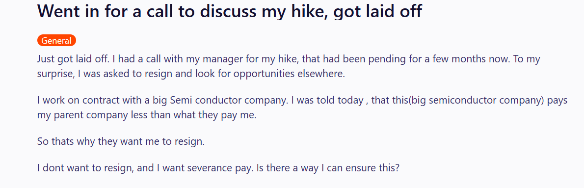 A post shared by a Reddit user. (Screengrab (Reddit)) A post shared by a Reddit user. (Screengrab (Reddit))