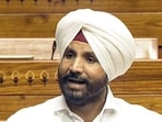Congress MP Amarinder Singh Raja Warring speaks in Lok Sabha during the budget session of the Parliament, in New Delhi. (Sansad TV/ANI Video Grab File)