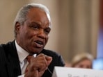 Rep. David Scott (D-GA) introduces Secretary of Agriculture nominee Sonny Perdue at his confirmation hearing before the Senate Agriculture Committee on Capitol Hill in Washington, DC, March 23, 2017.