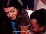Aishwarya Rai played with kids in the video that has now surfaced on social media. Aishwarya Rai played with kids in the video that has now surfaced on social media.