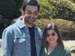 Prithviraj Sukumaran with wife Supriya Menon in the new pictures.