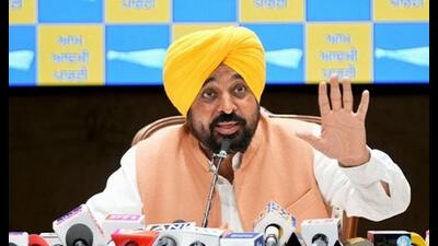 Chief minister Bhagwant Mann accused the BJP of trying to break the Aam Aadmi Party and the leaders of betraying the people of Punjab. (Sourced) Chief minister Bhagwant Mann accused the BJP of trying to break the Aam Aadmi Party and the leaders of betraying the people of Punjab. (Sourced)