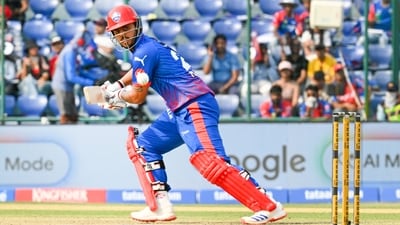 Nitish Rana got 91 off 44 balls. (Hindustan Times) Nitish Rana got 91 off 44 balls. (Hindustan Times)