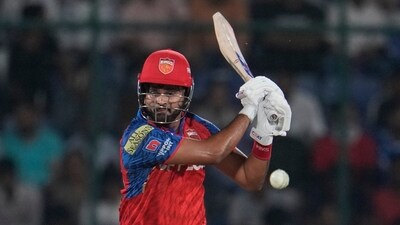 Chasing 265 runs, PBKS raced to 265/4 in 18.5 overs. (AP) Chasing 265 runs, PBKS raced to 265/4 in 18.5 overs. (AP)