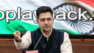 ఆప్ మాజీ ఎంపీ రాఘవ్ చద్దా.. (PTI) ఆప్ మాజీ ఎంపీ రాఘవ్ చద్దా.. (PTI)