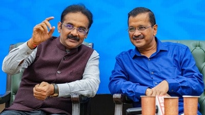 অশোক মিত্তল ও অরবিন্দ কেজরিওয়াল (PTI)