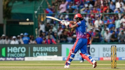 Initially, DC posted 264/2 in 20 overs. (PTI) Initially, DC posted 264/2 in 20 overs. (PTI)