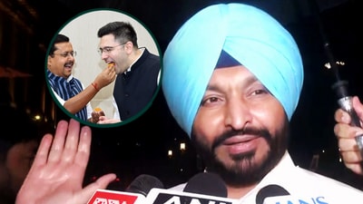 Ravneet Singh Bittu came to the BJP two years ago from the Congress; Raghav Chadha was welcomed into saffron party by its chief Nitin Nabin on April 24. (PTI Photos) Ravneet Singh Bittu came to the BJP two years ago from the Congress; Raghav Chadha was welcomed into saffron party by its chief Nitin Nabin on April 24. (PTI Photos)