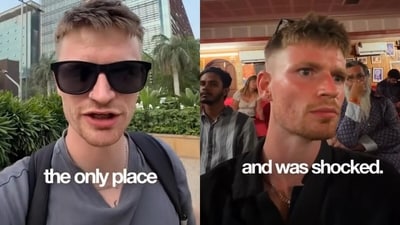A foreign man praised Bengaluru’s green spaces, dining scene and startup culture. (Instagram/ jack_ofalljourneys) A foreign man praised Bengaluru’s green spaces, dining scene and startup culture. (Instagram/ jack_ofalljourneys)