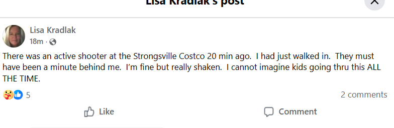 A visitor shared details of the incident on Facebook. (Facebook) A visitor shared details of the incident on Facebook. (Facebook)
