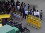 In cities such as Delhi, jams caused by VIP movement or other such actions result in an average waste of 46,000 litres of fuel. A half-hour jam in Delhi can lead to a phenomenal waste of a hundred thousand man-hours of work. (Raj K Raj /HT Photo)