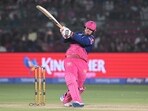 Vaibhav Sooryavanshi during his century against the Sunrisers Hyderabad.