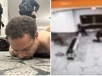 Donald Trump shared pictures of the alleged shooter being apprehended. (Truth Social)