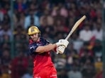 Phil Salt plays a shot during an IPL 2026 match. Phil Salt plays a shot during an IPL 2026 match.
