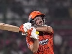 Sunrisers Hyderabad's Ishan Kishan plays a shot during the Indian Premier League. (PTI)