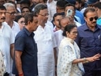 West Bengal chief minister Mamata Banerjee cut short her speech at a rally in her Bhabanipur constituency on Saturday (ANI)