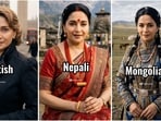 Madhuri Dixit dazzles in global fashion transformations in new AI visualisation. 