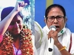 CPI-M candidate Minakshi Mukherjee (L), TMC supremo Mamata Banerjee (centre), and BJP's Suvendu Adhikari (R) clashed in a direct electoral contest on April 1 in Nandigram.