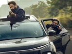 Mohanlal and Mammootty in a still from the film.