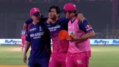 వైభవ్ సూర్యవంశీకి గాయం వైభవ్ సూర్యవంశీకి గాయం