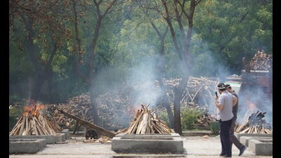 Last week, the civic health department requested research reports, studies, or any available data on emissions generated during the cremation of human bodies and their impact on air quality. (HT) Last week, the civic health department requested research reports, studies, or any available data on emissions generated during the cremation of human bodies and their impact on air quality. (HT)
