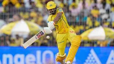 CSK skipper Ruturaj Gaikwad slammed an unbeaten knock of 74* off 60 balls. (PTI) CSK skipper Ruturaj Gaikwad slammed an unbeaten knock of 74* off 60 balls. (PTI)