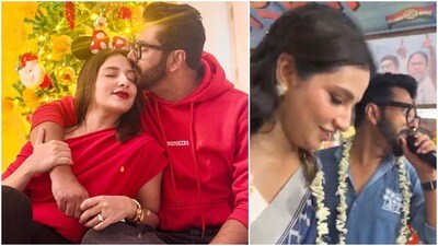 ব্যারাকপুরে রোড শো শুভশ্রীর। ব্যারাকপুরে রোড শো শুভশ্রীর।