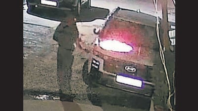 The accused was captiured in a CCTV footage (HT PHOTO)