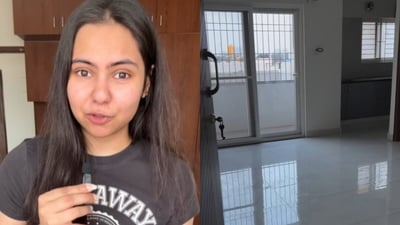 A Bengaluru woman shared the real cost of renting in Bengaluru and said getting flat keys cost her  ₹91,000. (Instagram/taani_0710)