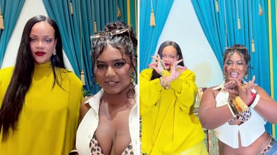 Tamil model and influencer Nejm danced with Rihanna in Mumbai Tamil model and influencer Nejm danced with Rihanna in Mumbai