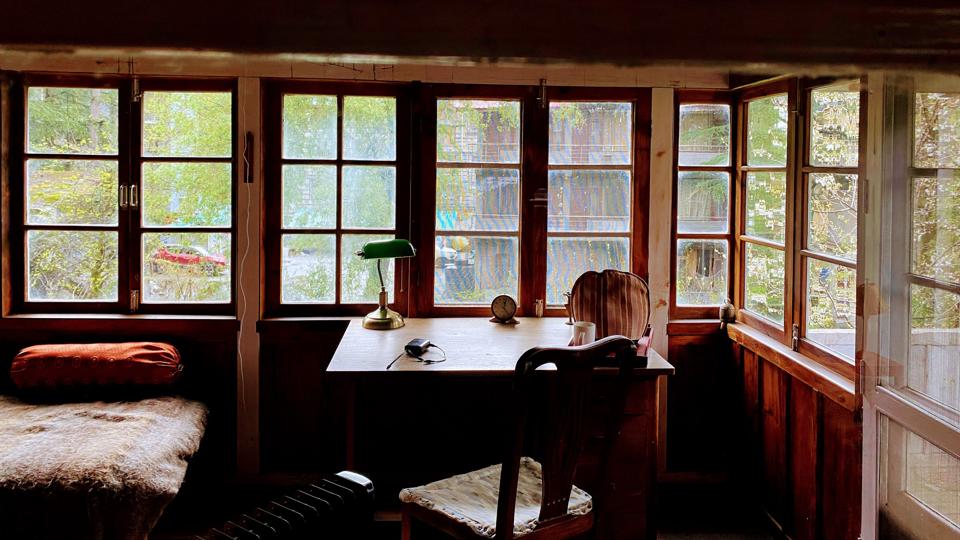Upstairs study