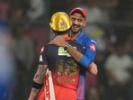 Axar Patel congratulates Virat Kohli after losing against RCB.