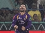 Kolkata Knight Riders' Rinku Singh celebrates after taking a catch against Lucknow Super Giants. (PTI) Kolkata Knight Riders' Rinku Singh celebrates after taking a catch against Lucknow Super Giants. (PTI)