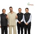 Akshay Kumar with Nand Kishor Aggarwal, Chairman Emeritus, Crystal Crop Protection, Ankur Aggarwal, Executive Chairman and Managing Director, Crystal Crop Protection and Sohit Satyawali, Chief Business Officer - Crystal Brands Business
