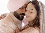Arsh Aulakh and Mehreen Pirzada married in an Anand Karaj ceremony on Sunday. 