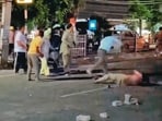 On Saturday night, a faction of the Bhawanigarh truck union had hurled stones at police, leaving three cops injured. (HT)