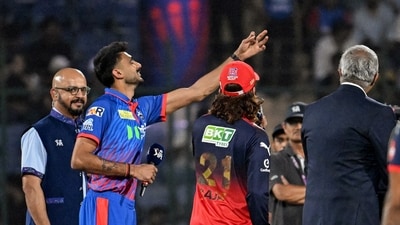 Rajat Patidar won the toss and put the Delhi Capitals to bat. (Rahul Singh) Rajat Patidar won the toss and put the Delhi Capitals to bat. (Rahul Singh)