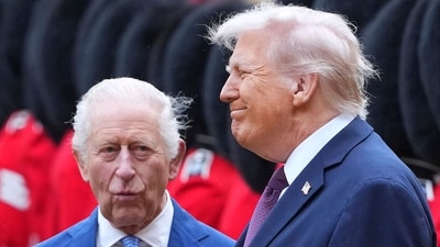 (FILES) US President Donald Trump (R) and Britain's King Charles III inspect a guard of honour during a ceremonial welcome in the Quadrangle at Windsor Castle in Windsor on September 17, 2025, (AFP) (FILES) US President Donald Trump (R) and Britain's King Charles III inspect a guard of honour during a ceremonial welcome in the Quadrangle at Windsor Castle in Windsor on September 17, 2025, (AFP)