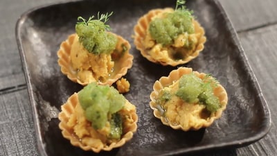 The pani puri sorbet recipe serves four. (@sanjeevkapoorkhazana/YouTube) The pani puri sorbet recipe serves four. (@sanjeevkapoorkhazana/YouTube)