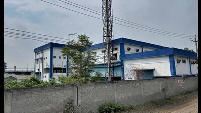 The common effluent treatment plant at Tajpur road in Ludhiana. (HT PHOTO)
