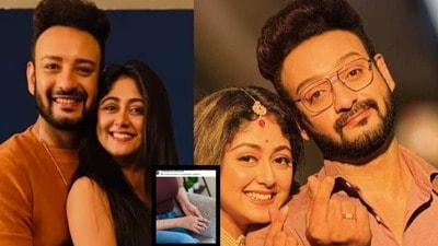 সাহেবের সঙ্গে বাগদানের গুঞ্জনের তুঙ্গে, ‘আংটিটা কি এনগেজমেন্টের?’ সুস্মিতার হাতের ছবি দেখে প্রশ্ন নেটিজেনদের